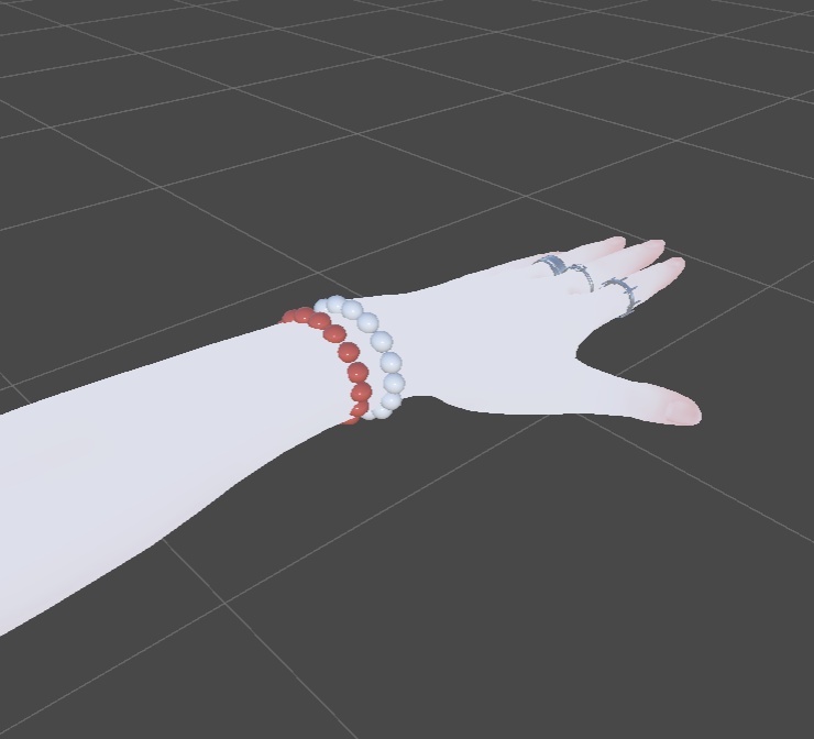 指輪と腕輪(無料). Finger ring and hand ring(Free).