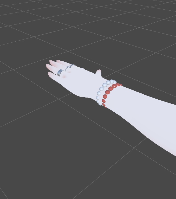 指輪と腕輪(無料). Finger ring and hand ring(Free).