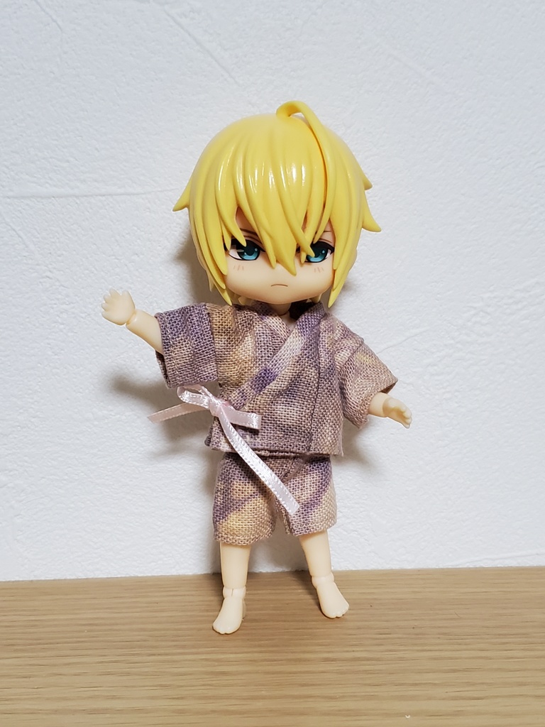 甚平 ぼやぼや柄