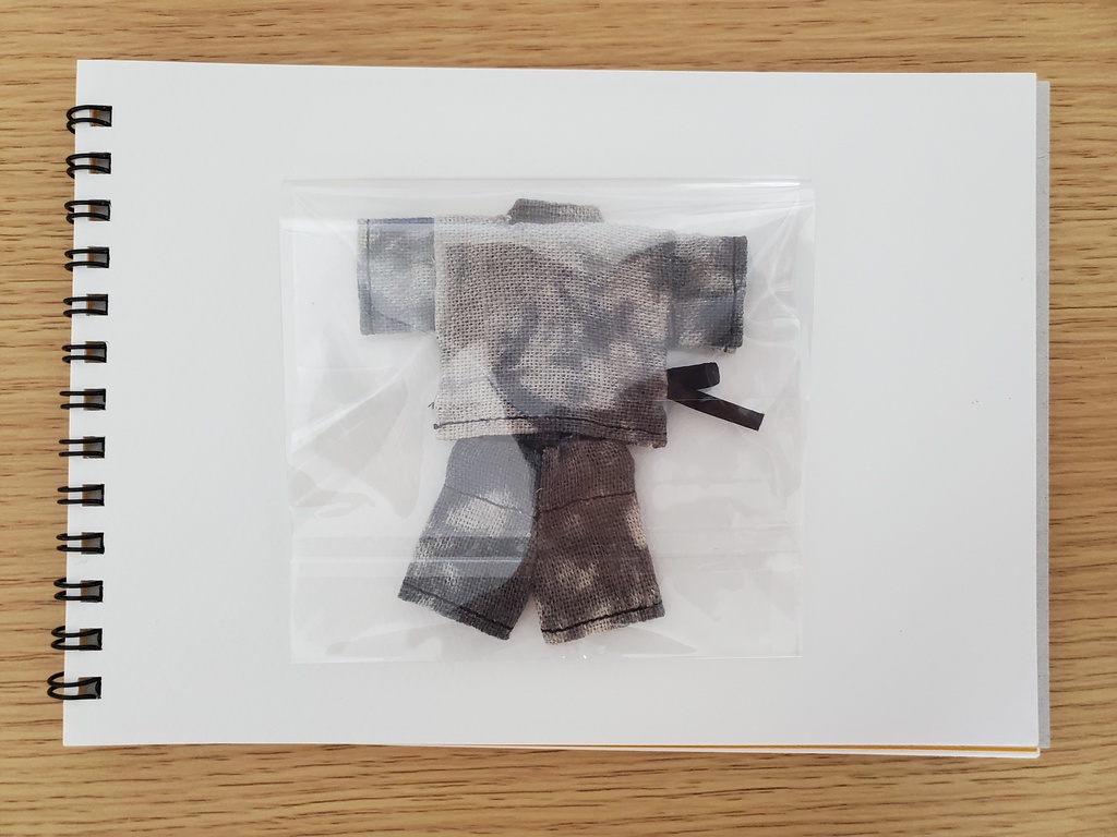 甚平 ぼやぼや柄