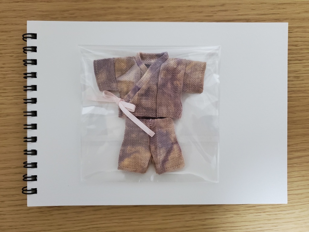 甚平 ぼやぼや柄