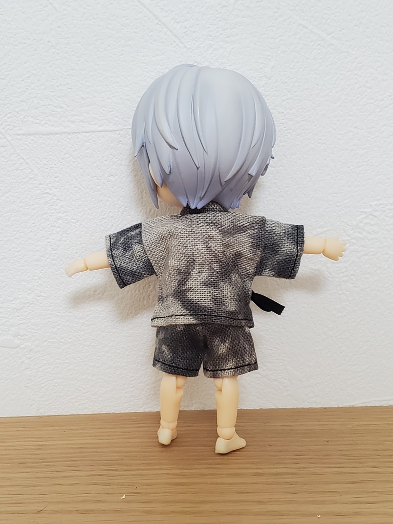 甚平 ぼやぼや柄