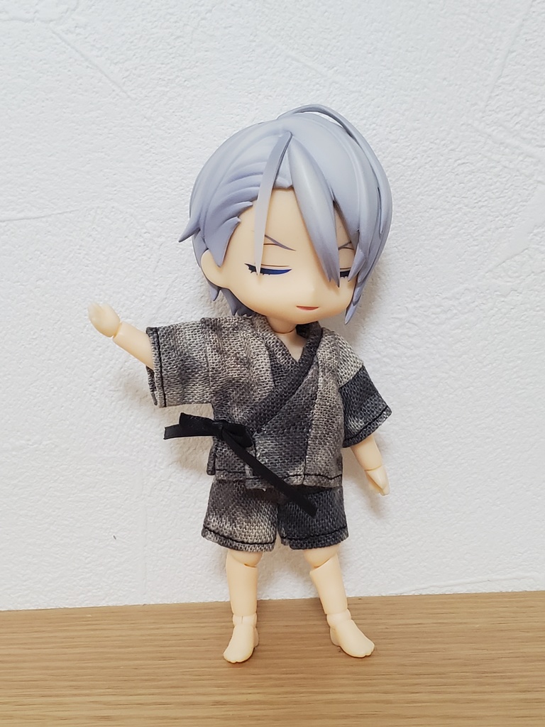 甚平 ぼやぼや柄