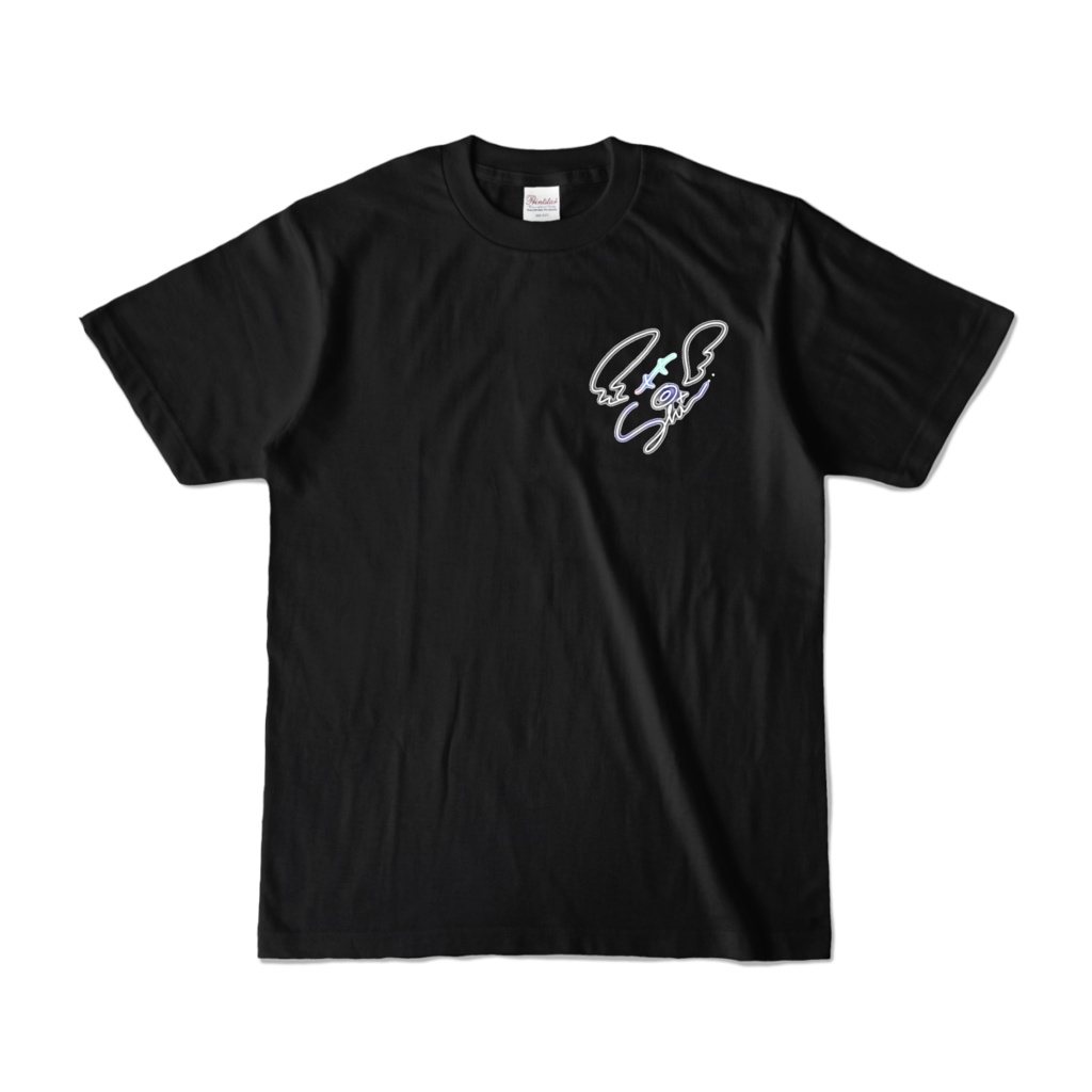 ネオンロゴTシャツ黒
