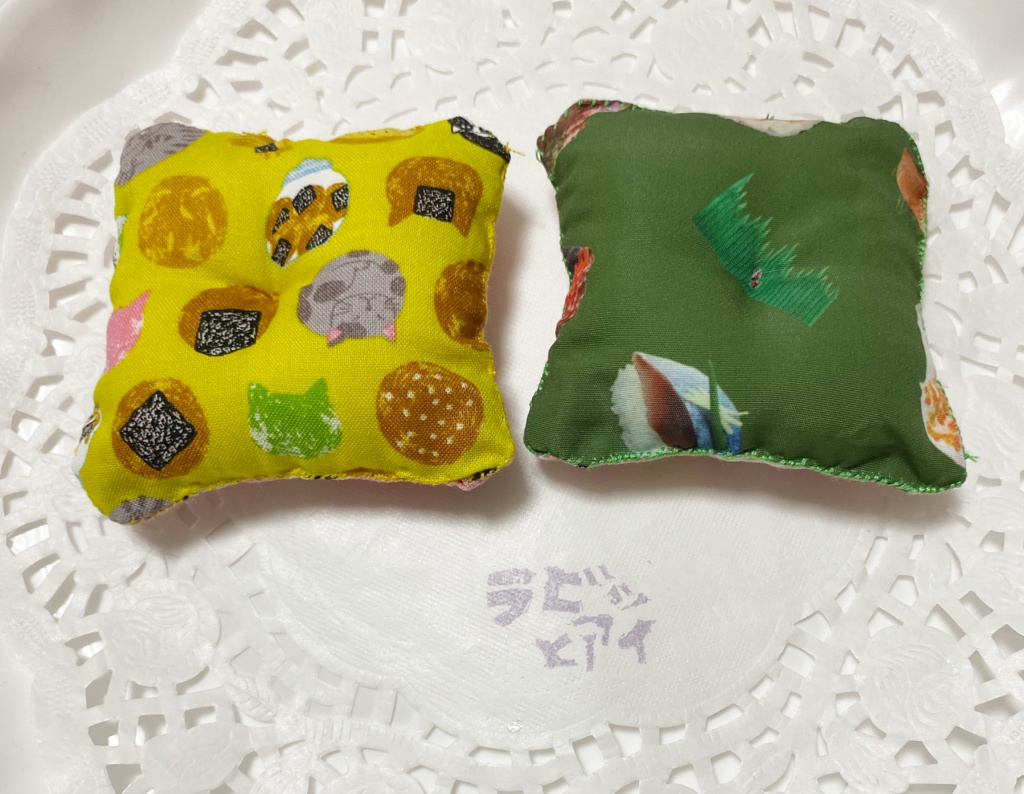 ミニ座布団 試作品
