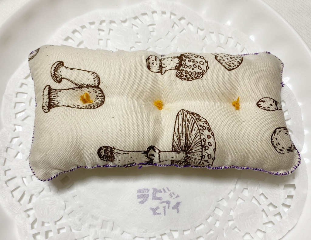 ミニ長座布団 試作品