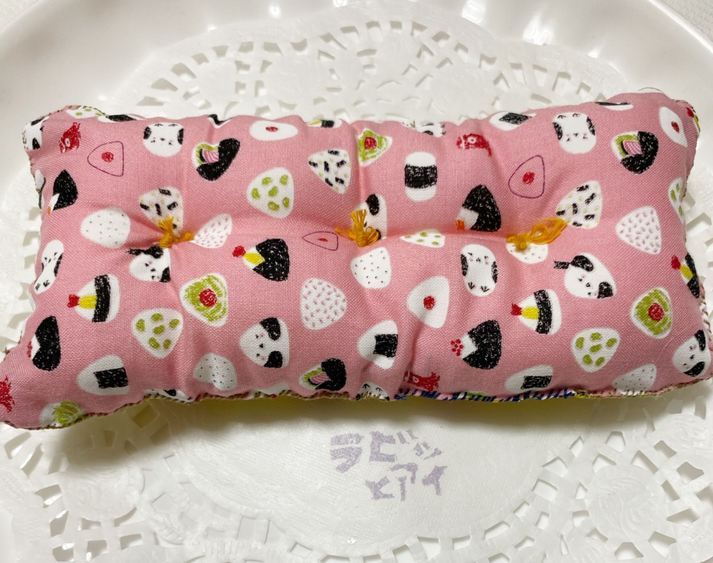 ミニ長座布団 試作品