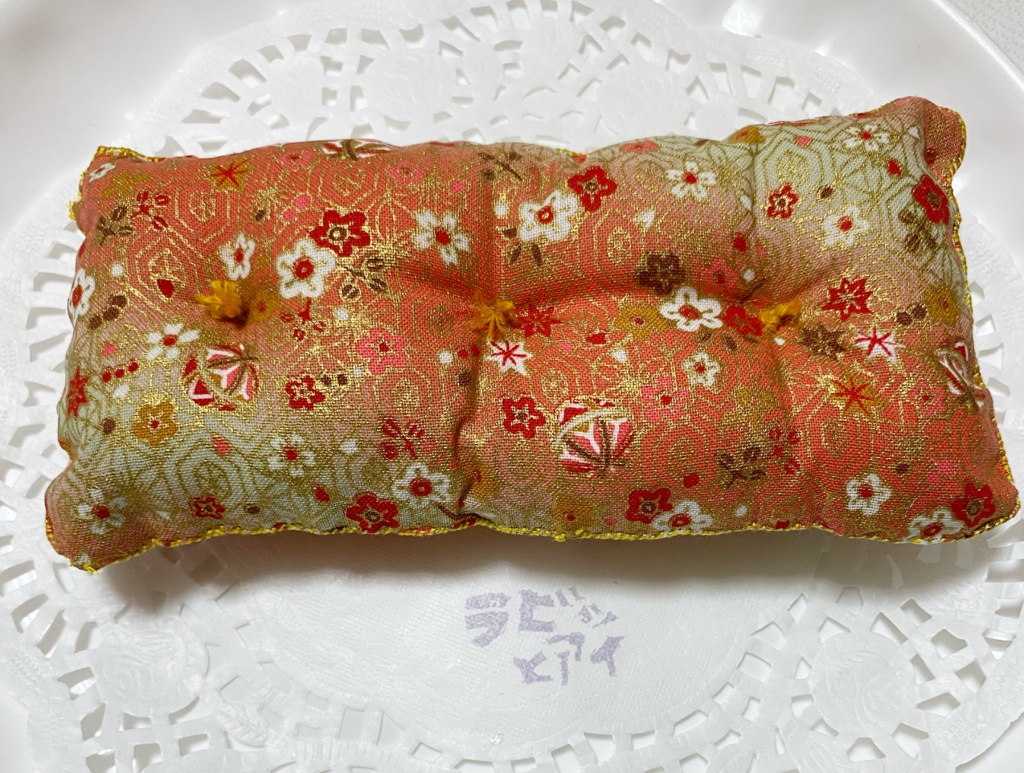 ミニ長座布団 試作品