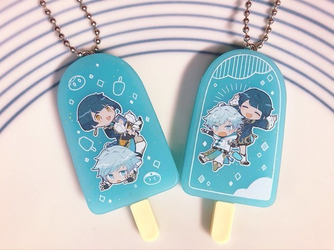 親友アイスラバーキーホルダー