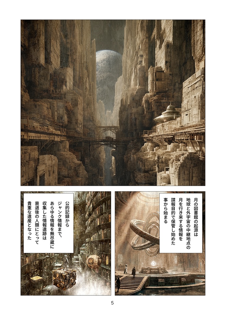月の図書館 天空の矛