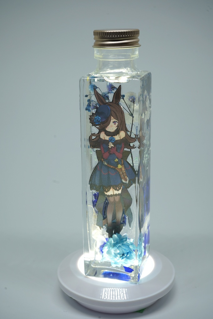 瓶詰ライスシャワー ハーバリウム円柱型