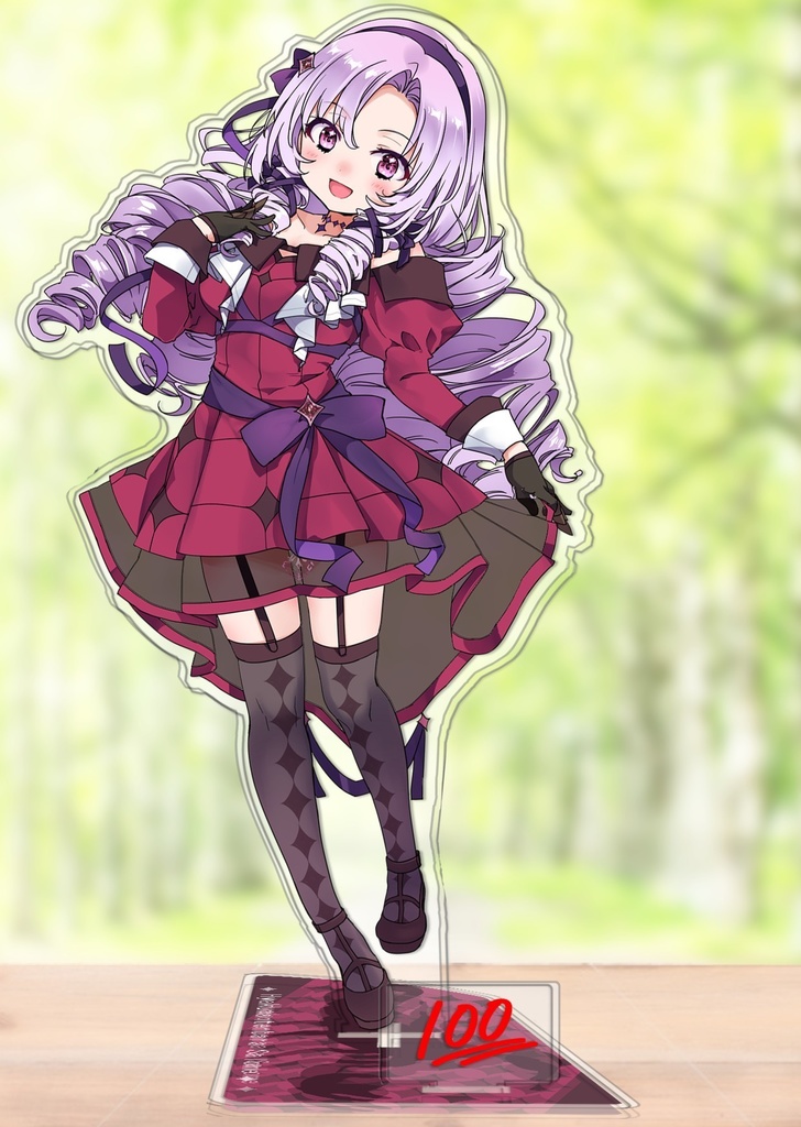 【ファンメイド】壱百満天原サロメ ✦どこでもサロメちゃんと一緒✦アクリルフィギュア・缶バッチ