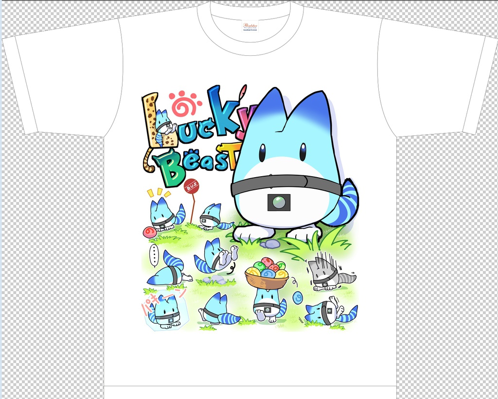 パーク内の売店で売ってたボスtシャツ ラッキービースト Dejavuartworks In Booth Booth