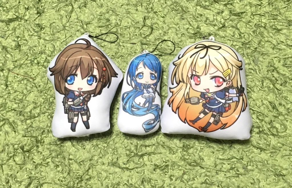 【白露型3点セット】にぎにぎクッションマスコット（夕立.時雨.五月雨）