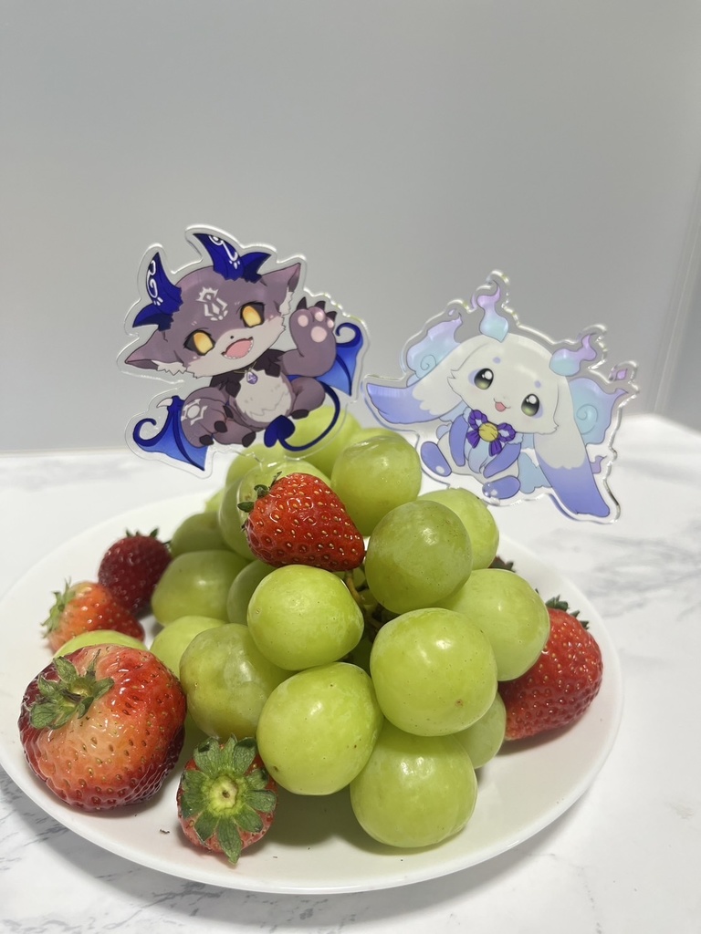 でびるんアクリルフードピック【通常配送方法とまとめ注文に便利】