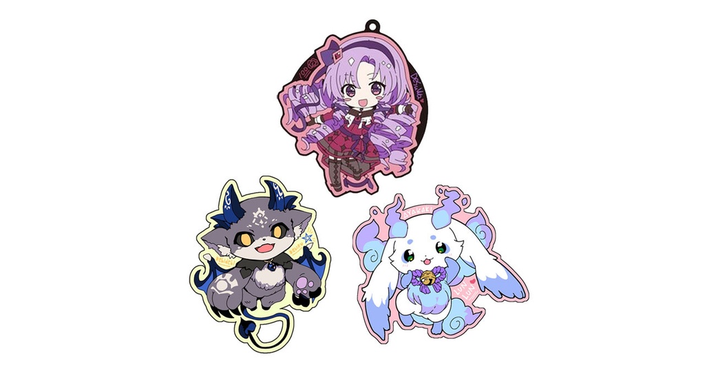 にじさんじ☆ぷっくりラバーキーホルダー【ファンメイド】