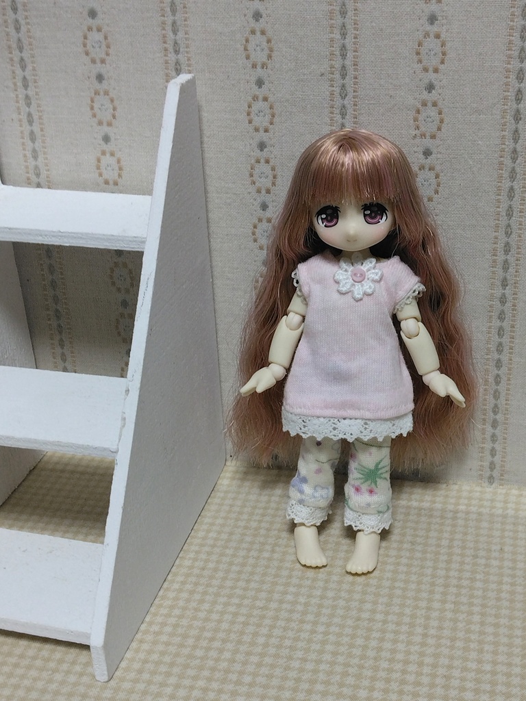 カジュアルカットソー2P　ピンク×小花