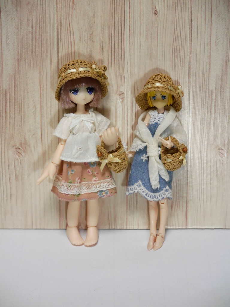 帽子とカゴのセット ぷちサイズ