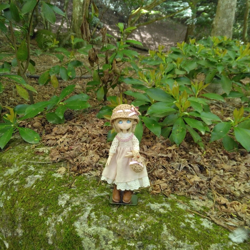 帽子とカゴのセット ぷちサイズ