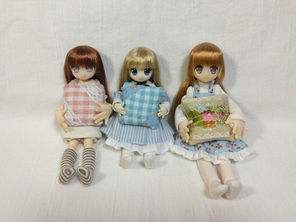 ミニクッション チェック 2個set