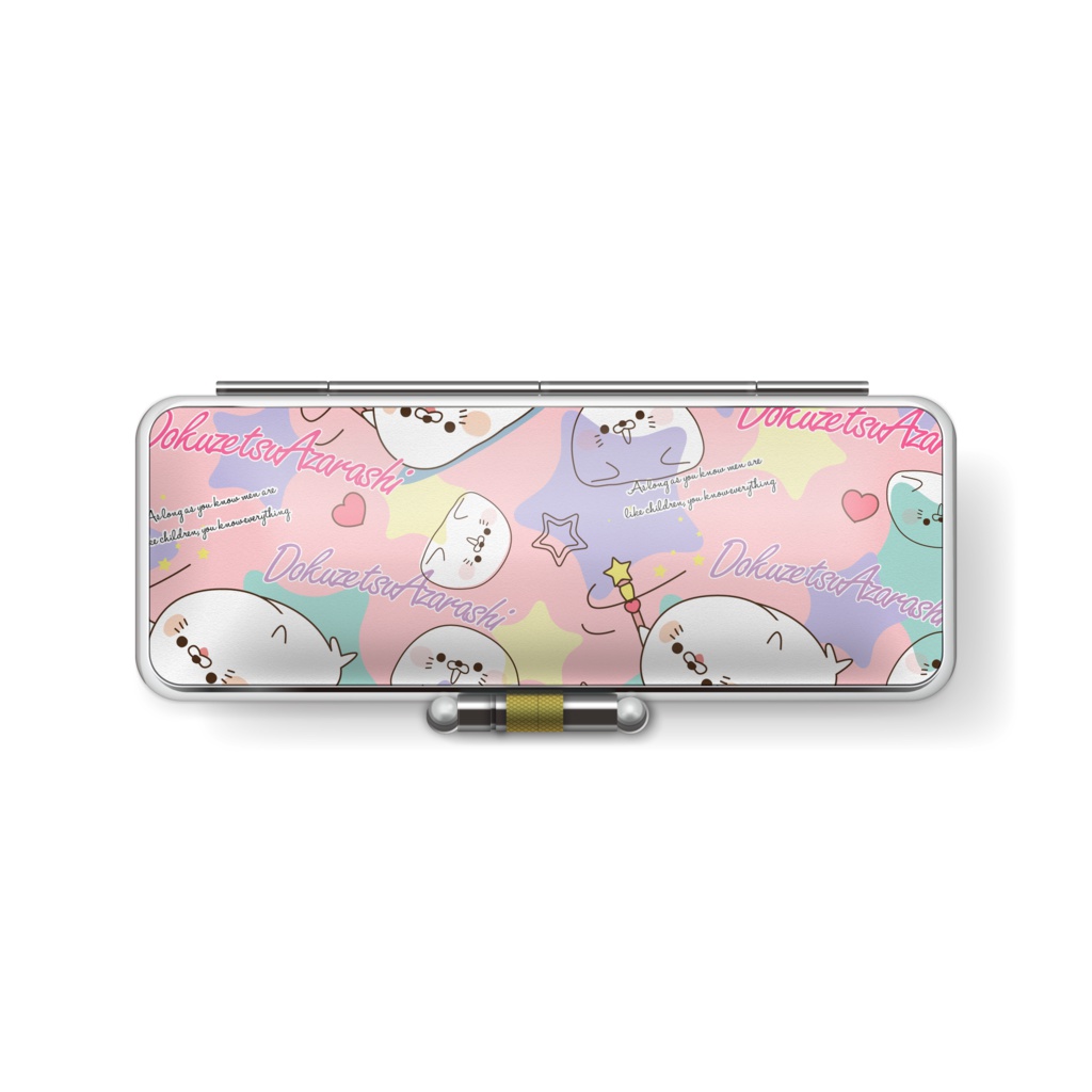 毒舌あざらし印鑑ケース/ドリーミー柄