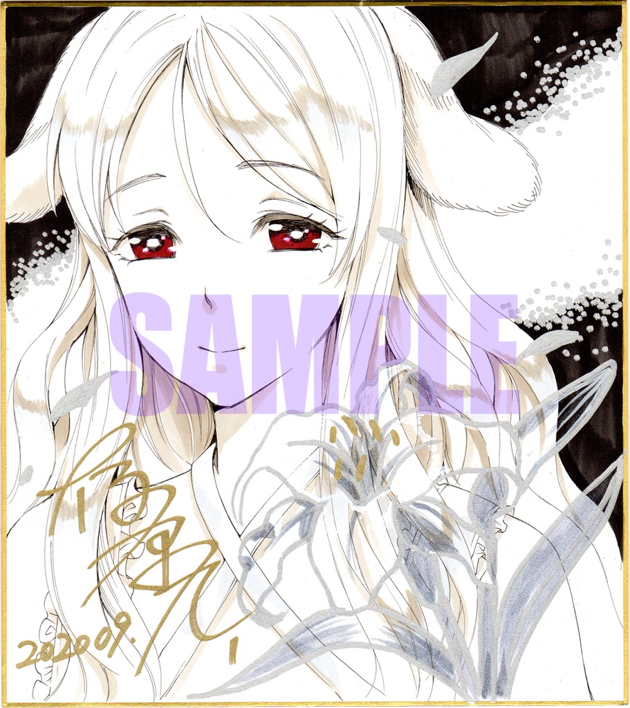 オーダーメイド色紙【オリジナル・二次創作可】※4月末発送分