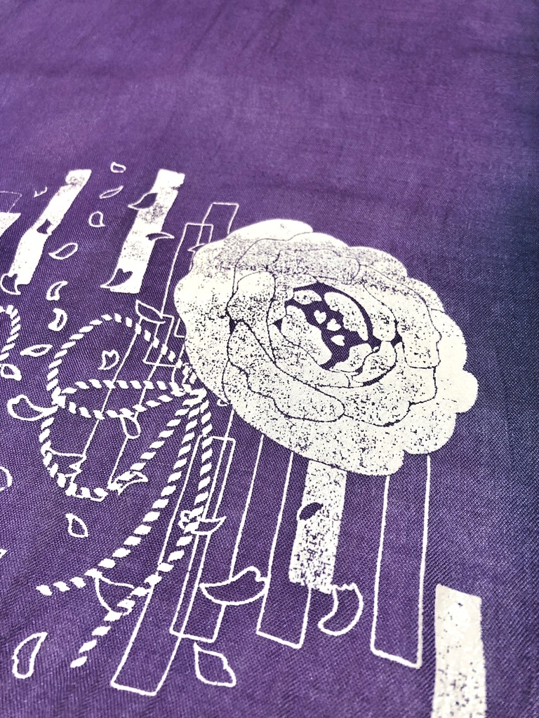 【刀剣乱舞】手染めストール:今剣・歌仙・長義【イメージ】