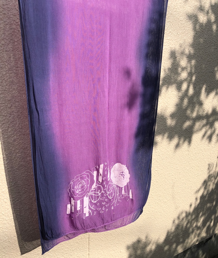 【刀剣乱舞】手染めストール:今剣・歌仙・長義【イメージ】