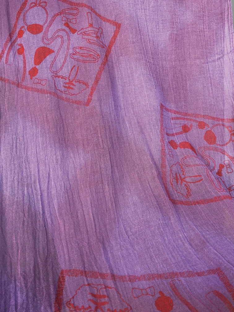 【刀剣乱舞】手染めストール:今剣・歌仙・長義【イメージ】