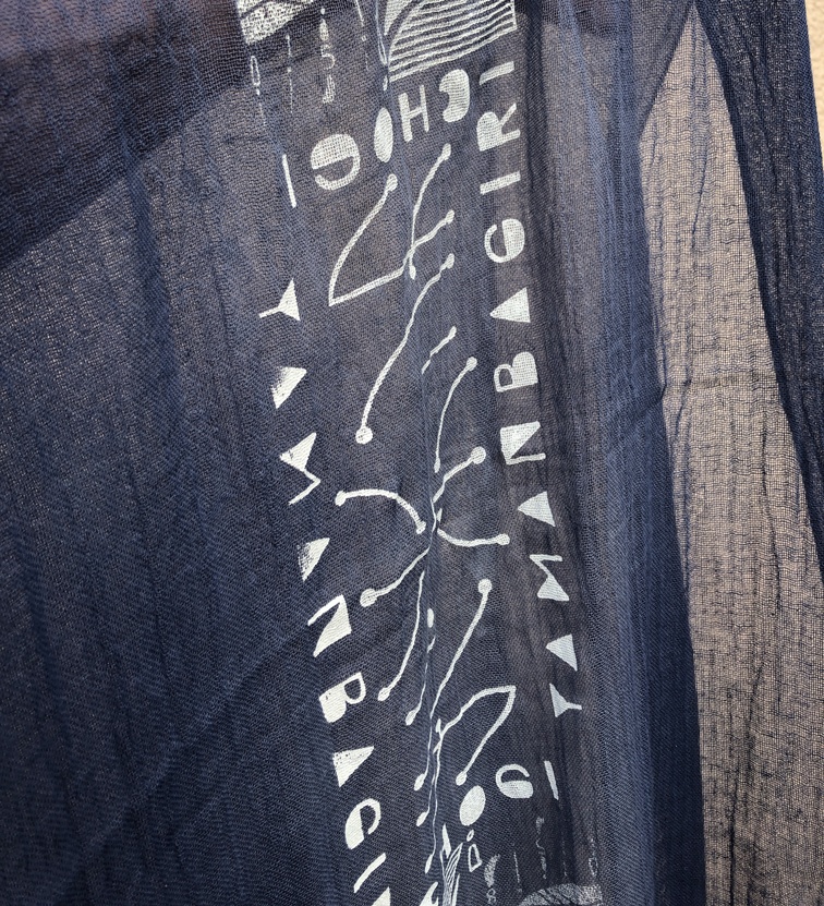 【刀剣乱舞】手染めストール:今剣・歌仙・長義【イメージ】