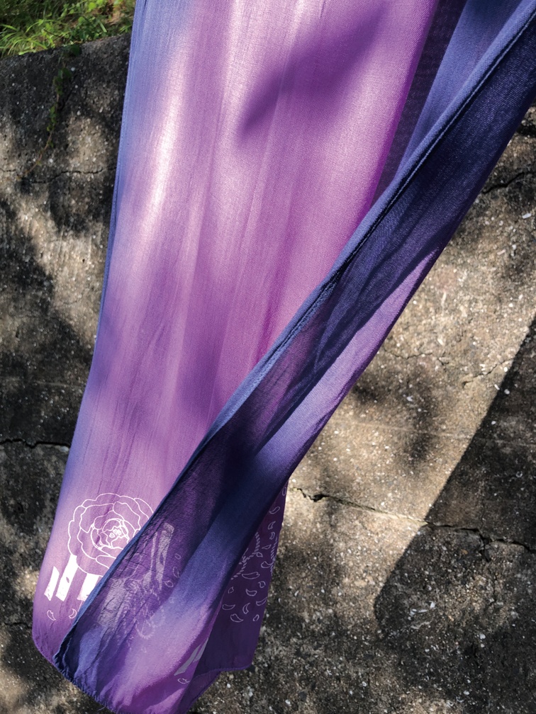 【刀剣乱舞】手染めストール:今剣・歌仙・長義【イメージ】