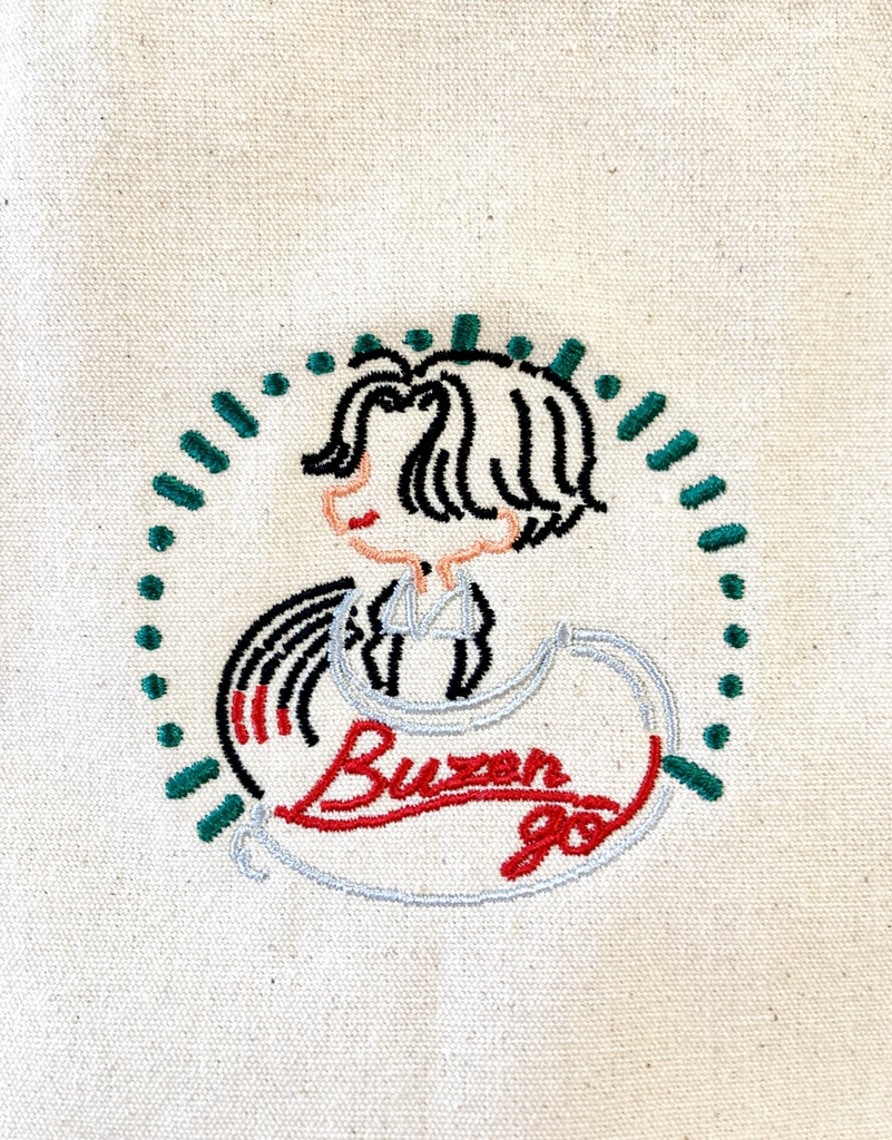 【とうらぶ】刺繍巾着・山姥切国広 刺繍トート・豊前江