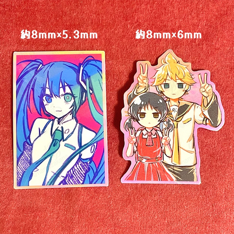 ダイカットオーロラステッカー 全2種