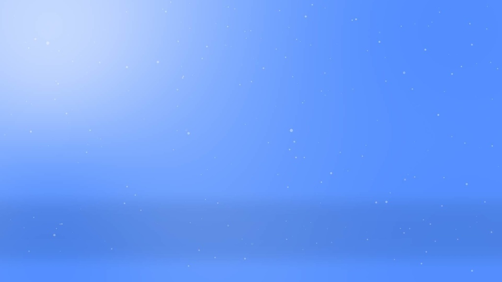 【無料版あり】雪が降る背景とスノーグローブ風オブジェクト