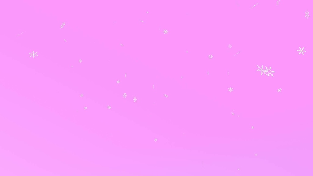 【無料版あり】シン・雪が降る背景とスノーグローブ風オブジェクト