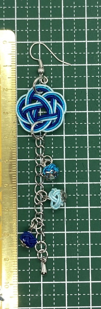 水引 梅結び ブルー