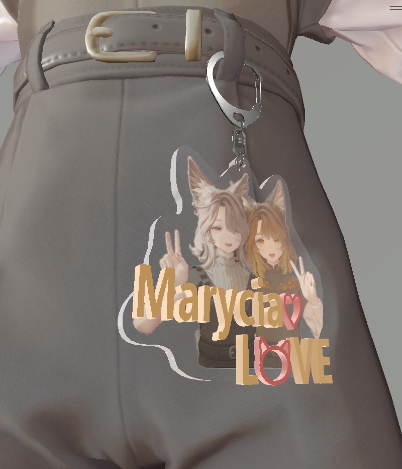 【無料】Mryciaちゃんのアクリルキーホルダー