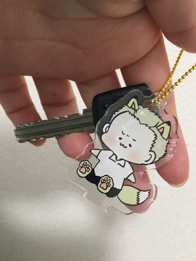 人狼ジャッジメント マイク アクリルフィギュアスタンド兼アクリルキーホルダー