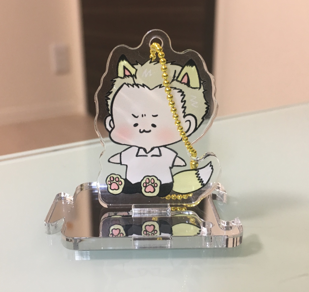 人狼ジャッジメント マイク アクリルフィギュアスタンド兼アクリルキーホルダー