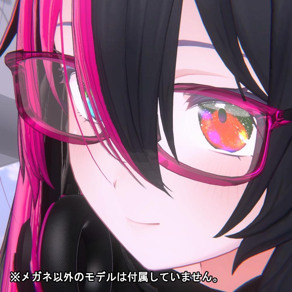 【VRChat】Cell Frame Glasses【メガネ】