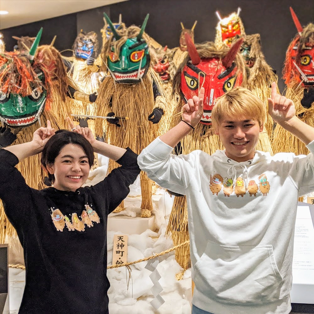 【受注終了】なまはげパーカー【再販希望の方はご連絡ください】