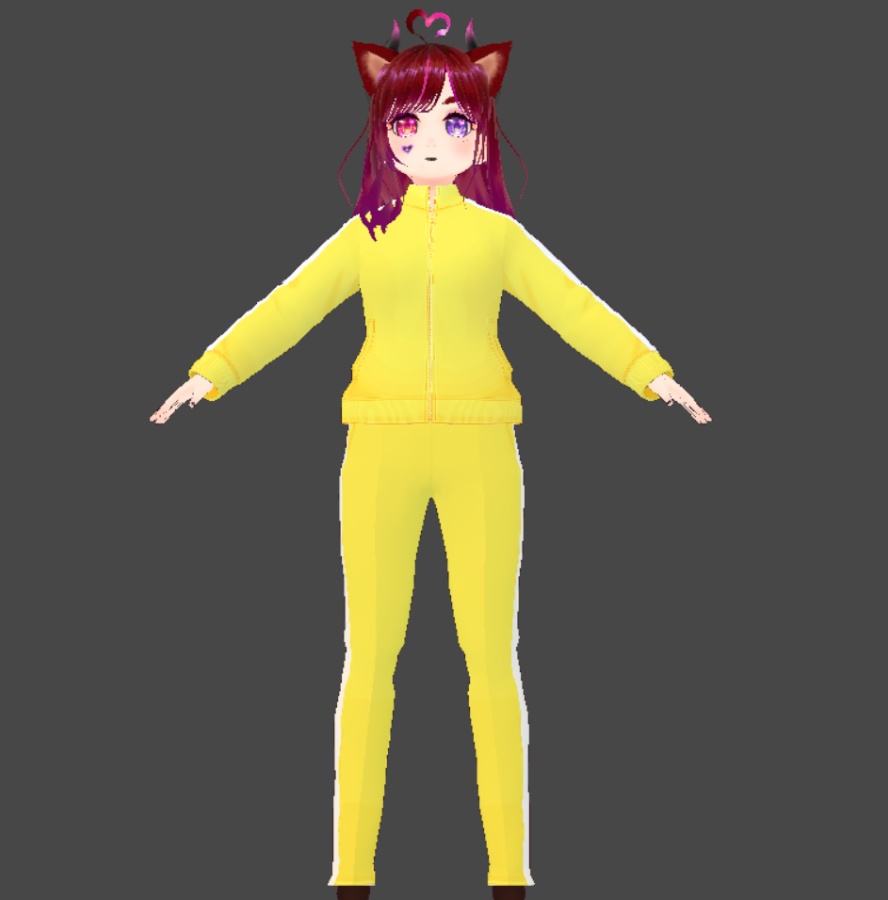  [無料]猫型ロボット妹カラーのジャージ・上下