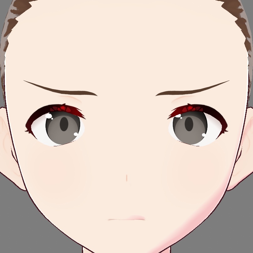 【FREE/無料】VRoid用アイライナー || Eyeliner for VRoid
