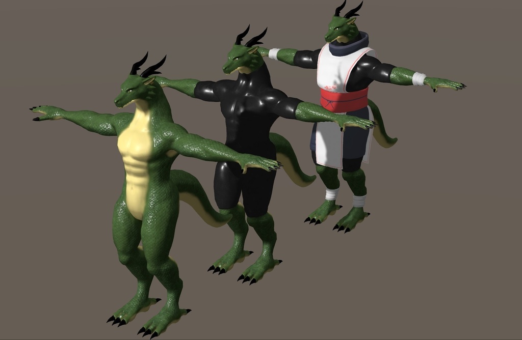 VRChat想定アバター 澄緑(ChouRyoku)