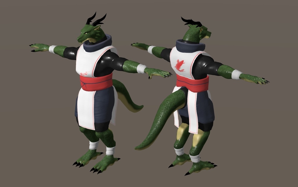 VRChat想定アバター 澄緑(ChouRyoku)