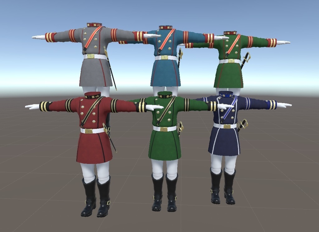 VRChat想定アバター ハリソン(Harrison)