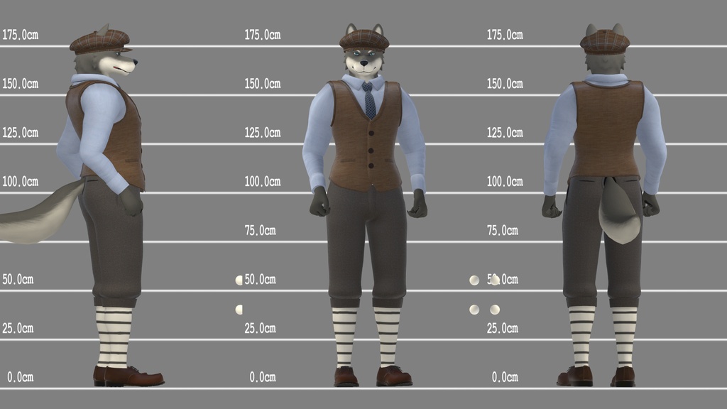 VRChat想定アバター ハリソン(Harrison)