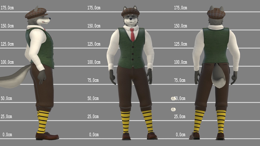 VRChat想定アバター ハリソン(Harrison)