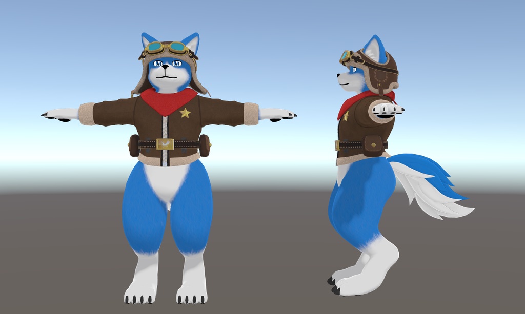 VRChat想定アバター 喜助(Kisuke)