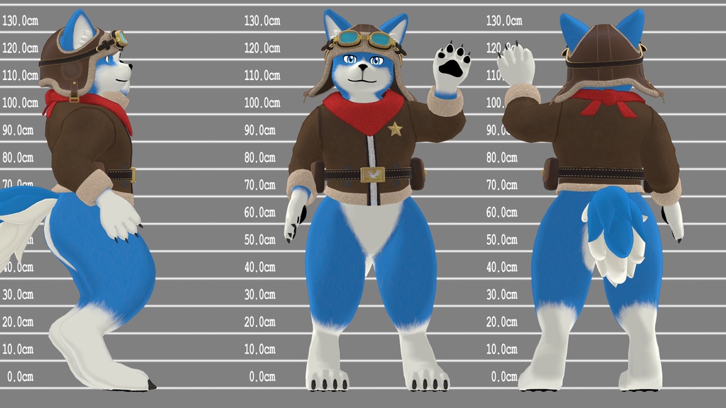 VRChat想定アバター 喜助(Kisuke)